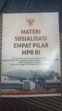 Image of : materi sosialisasi empat pilar mpr ri