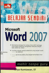 Image of Belajar sendiri microsoft word 2007