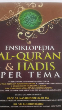 Image of ENSIKLOPEDIA AL-QURAN & HADITS PER TEMA