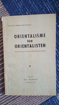 Image of ORIENTALISME DAN ORIENTASLISTEN