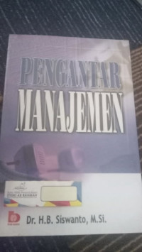 Image of PENGANTAR MANAJEMEN
