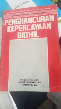 Image of Penghancuran Kepercayaan batil