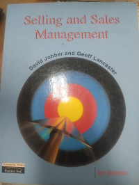 Image of Selling and Sales Management